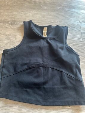 Balance Collection Black Cropped Tank Top